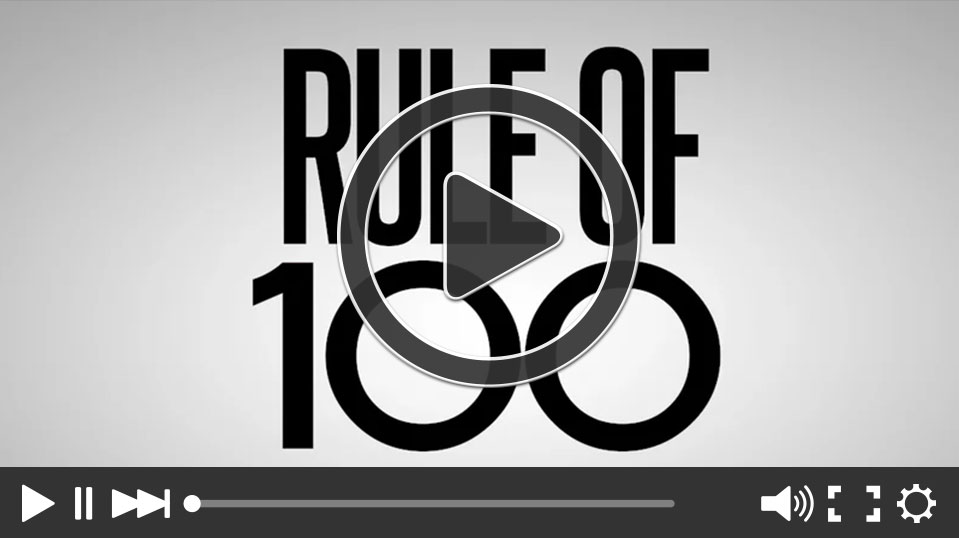 rule of 100